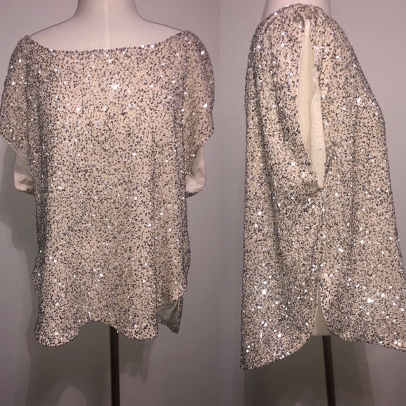 Haute Hippie Tops - Haute Hippie Sequin Blouse M